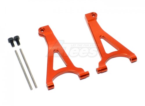 GPM Racing Traxxas 1/16 Mini E-Revo Aluminum Front Upper Arm - 1 Pair Set Orange