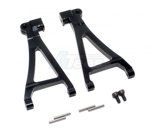 GPM Racing Traxxas 1/16 Mini E-Revo Aluminum Front Lower Arm - 1 Pair Set Black