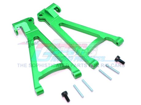 GPM Racing Traxxas 1/16 Mini E-Revo Aluminum Rear Lower Arm - 1pr Set Green