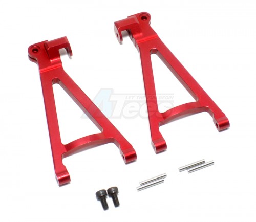 GPM Racing Traxxas 1/16 Mini E-Revo Aluminum Rear Lower Arm - 1 Pair Set Red