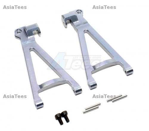 GPM Racing Traxxas 1/16 Mini E-Revo Aluminum Rear Lower Arm - 1 Pair Set Silver
