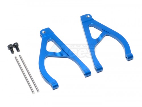 GPM Racing Traxxas 1/16 Mini E-Revo Aluminum Rear Upper Arm - 1 Pair Set Blue