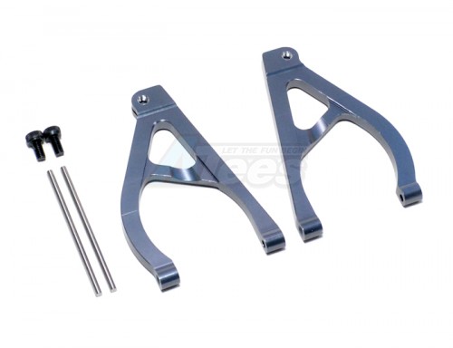 GPM Racing Traxxas 1/16 Mini E-Revo Aluminum Rear Upper Arm - 1 Pair Set Gun Metal