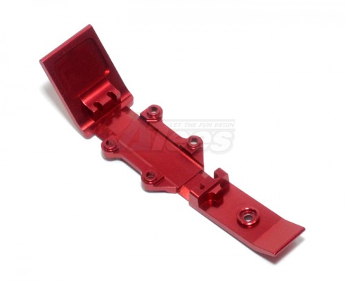 GPM Racing Traxxas 1/16 Mini E-Revo Aluminum Front Skip Plate - 1pc Red