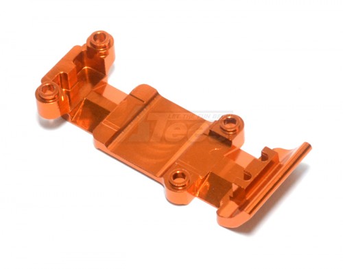 GPM Racing Traxxas 1/16 Mini E-Revo Aluminum Rear Skip Plate - 1 Pc Orange