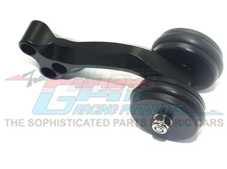 GPM Racing Traxxas 1/16 Mini E-Revo Aluminum Rear Wheelie Bar - 1 Set Black