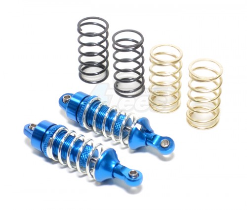 GPM Racing Traxxas 1/16 Mini E-Revo ALUMINUM FRONT/REAR ADJUSTABLE SPRING DAMPER (1.2MM, 1.3MM & 1.4MM COIL SPRINGS) WITH ALUMINUM BALL ENDS - 1PR SET
