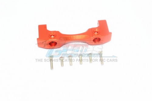 GPM Racing Element RC Enduro Aluminium Front Bumper Mount - 7Pcs Set Orange