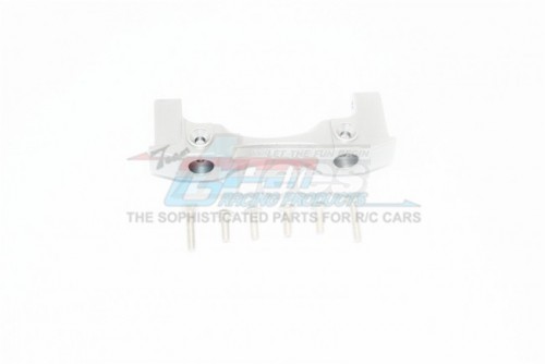 GPM Racing Element RC Enduro Aluminium Front Bumper Mount - 7Pcs Set Silver
