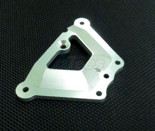 GPM Racing Team Losi 8IGHT Aluminum Front Main Chassis Brace - 1set Silver