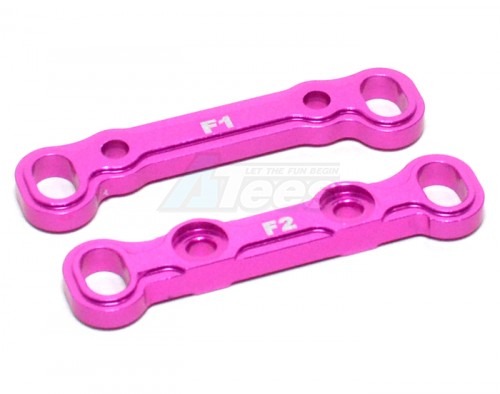 GPM Racing Axial EXO Aluminum Front Toe Block- 2 Pieces Pink