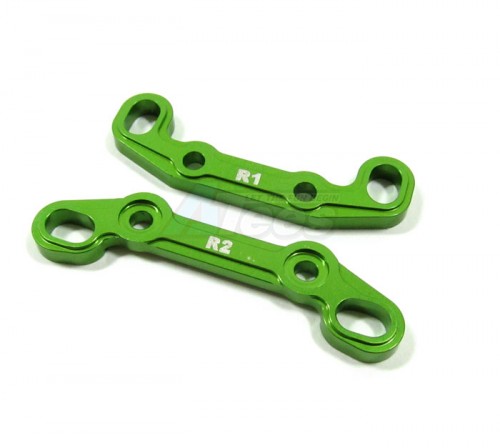 GPM Racing Axial EXO Aluminum Rear Toe Block- 2 Pcs Green