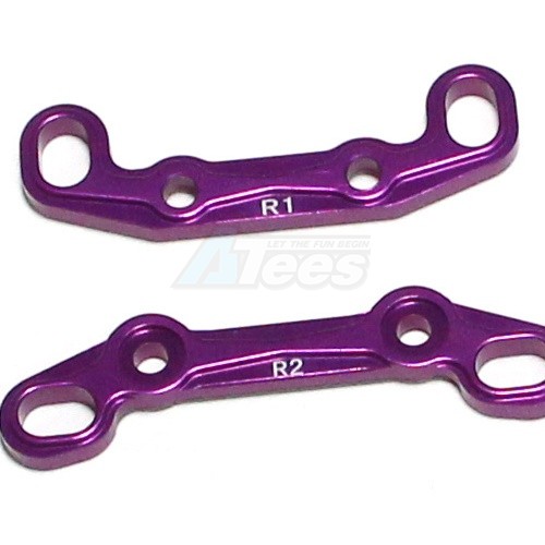 GPM Racing Axial EXO ALLOY REAR TOE BLOCK - 2PCS Purple