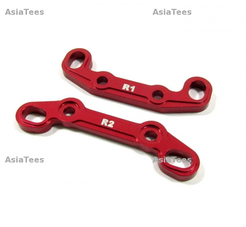 GPM Racing Axial EXO Aluminum Rear Toe Block- 2 Pcs Red
