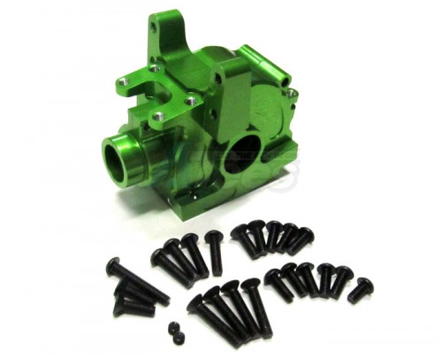 GPM Racing Axial EXO Aluminum Front/Rear Bulkhead - 1 Set Green