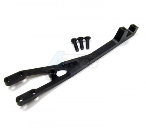 GPM Racing Axial EXO Aluminum Rear Chassis Brace - 1pc Black
