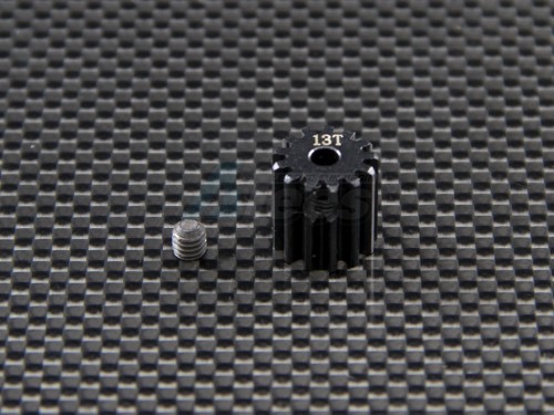 GPM Racing Axial EXO Steel Motor Pinion (13T) - 1 Piece Black