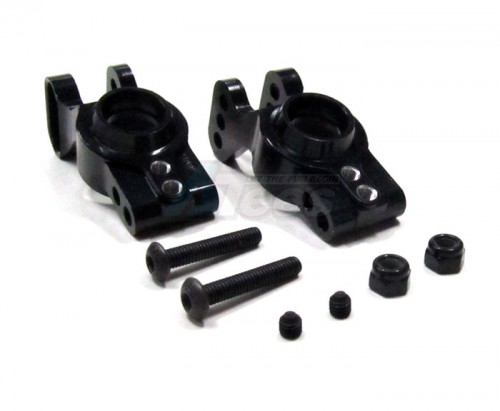 GPM Racing Axial EXO Aluminum Rear Knuckle Arm - 1 Pair Set Black
