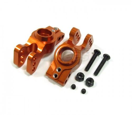 GPM Racing Axial EXO Aluminum Rear Knuckle Arm - 1 Pair Set Orange