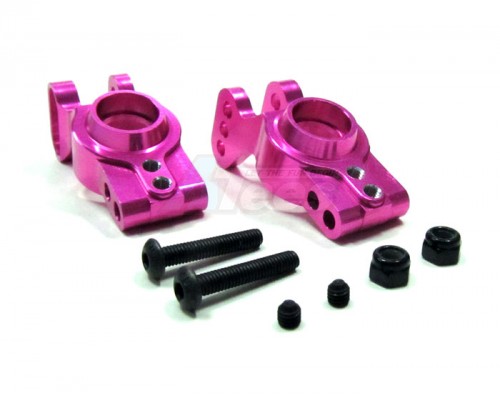 GPM Racing Axial EXO Aluminum Rear Knuckle Arm - 1 Pair Set Pink