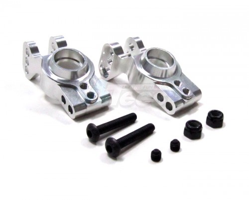 GPM Racing Axial EXO Aluminum Rear Knuckle Arm - 1 Pair Set Silver