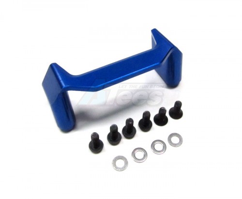 GPM Racing Axial EXO Aluminum Chassis Component Mounts - 3PCS Blue