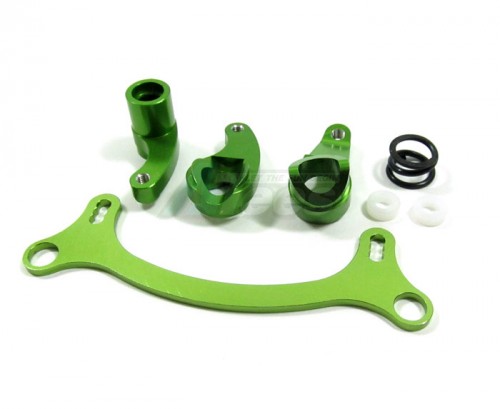 GPM Racing Axial EXO Aluminum Steering Assembly 5 Pieces Set Green