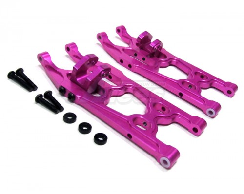 GPM Racing Axial EXO Aluminum Rear Lower Arm - 1 Pair Sett Pink