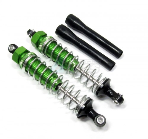 GPM Racing Axial EXO Aluminum Front Adjustable Spring Damper - 1 Pair Green