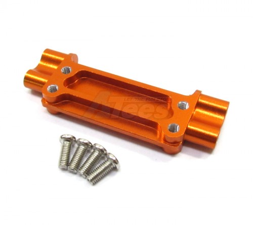 GPM Racing Tamiya Ford F350 High-Lift Aluminum Gear Box Mount Orange