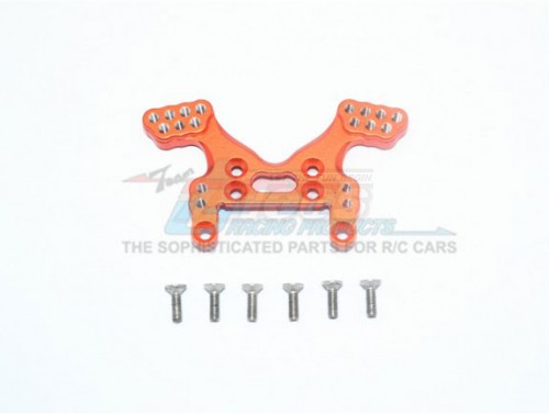 GPM Racing X-Rider Flamigo Aluminium Adjustable Rear Shock Tower - 7Pcs Set Orange