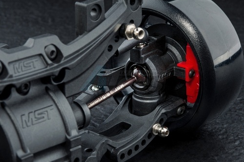 GPM Racing Kyosho FW-05R Aluminum Rear Lower Arm Bulk With Screws For Rear Gear Box(height Adjustable 6mm From The Ground) - 1pr Set Silver