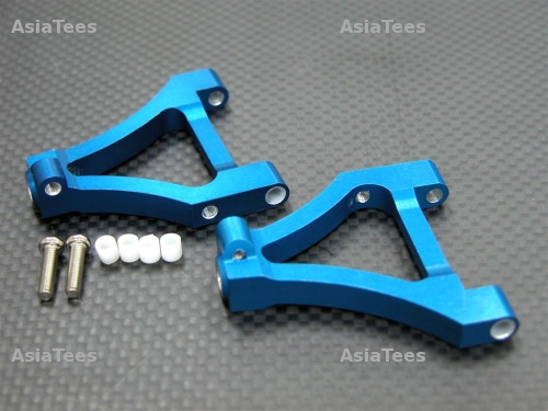 GPM Racing Kyosho FW-05R Aluminum Front Lower Arm With Collars & Shims & Screws -1 Pair Set Blue