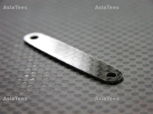 GPM Racing CEN Genesis 46 Graphite Rear Toe-in Brace - 1 Piece Black