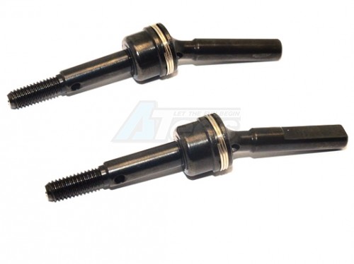 GPM Racing Gmade R1 Steel #45 Front Cvd Drive Shaft (27MM) - 1Pair Set Black