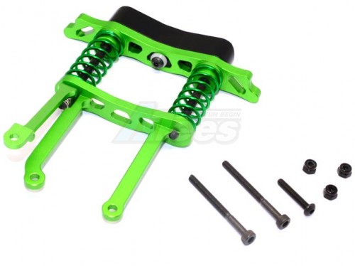 GPM Racing Gmade R1 Aluminium Front/Rear Bumper Absorber - 1Set Green