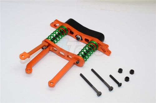 GPM Racing Gmade R1 Aluminium Front/Rear Bumper Absorber - 1Set Orange