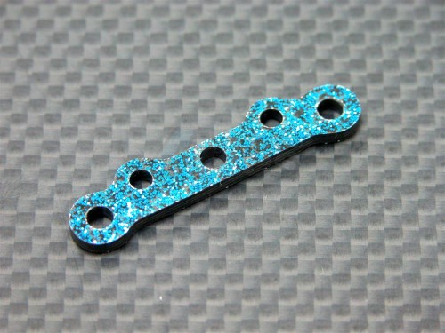 GPM Racing Turnigy 1/16 Racing Buggy Graphite Front Arm Plate For Front Gear Box - 1 Piece Blue Graphite Blue