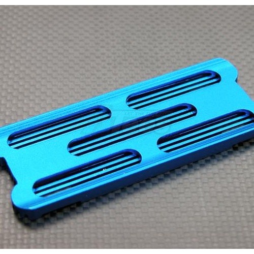 GPM Racing Miscellaneous All 6cell Aluminum Battery Stopper Plate Heat Sink-1pc Blue