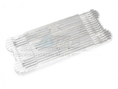 GPM Racing Miscellaneous All 6cell Aluminum Battery Stopper Plate Heat Sink-1pc Silver