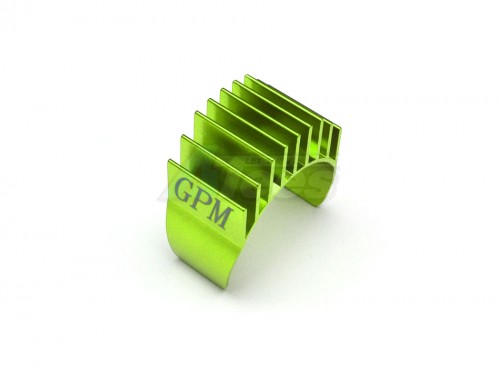 GPM Racing Miscellaneous All Aluminium Motor Heat Sink Mount 20Mm For 1/10 540 360 Motor- 1Pc Green