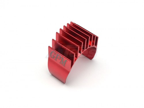 GPM Racing Miscellaneous All Aluminium Motor Heat Sink Mount 20Mm For 1/10 540 360 Motor- 1Pc Red
