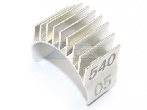 GPM Racing Miscellaneous All Aluminium Motor Heat Sink Mount 20Mm For 1/10 540 360 Motor- 1Pc Silver