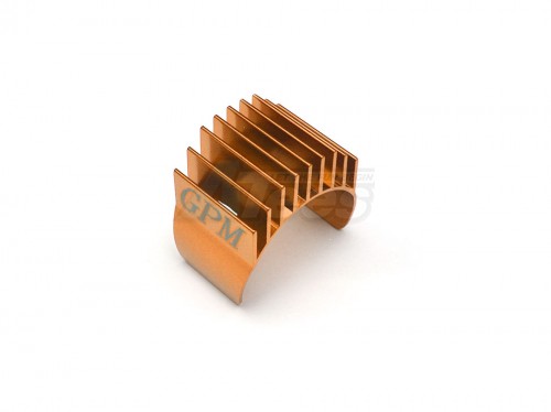 GPM Racing Miscellaneous All Aluminium Motor Heat Sink Mount 25Mm For 1/10 540 360 Motor- 1Pc Orange