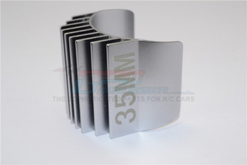 GPM Racing Miscellaneous All Aluminium Motor Heat Sink Mount 35MM For 1/10 05 540 360 Motor- 1Pc Gun Metal