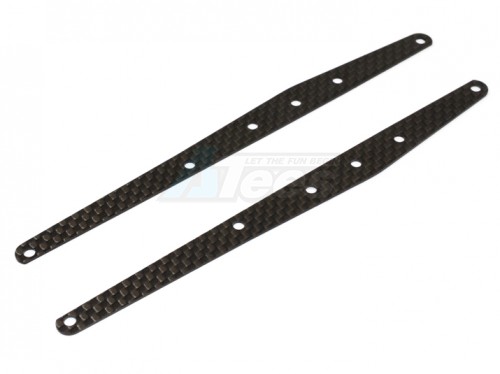 GPM Racing Axial Yeti XL Graphite Rear Links Stiffeners - 1Pr Black