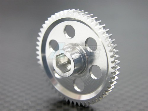 GPM Racing Team Associated RC18B Aluminum 7075 Main Gear (55t) - 1pc Silver