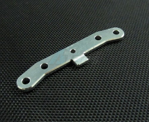 GPM Racing Ofna Hyper 7 Aluminum 7075 Lower Arm Lock Plate For Rear Gear Box( 3mm Thick ) Silver