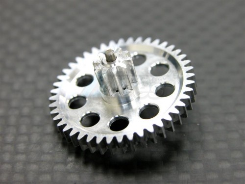 GPM Racing Kyosho Mini-Z Monster Aluminum 7075 Main Gear (Inner - 10T, Outer - 44T) Silver