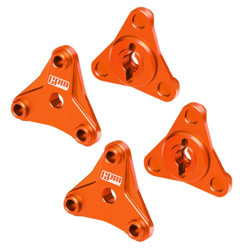 GPM Racing Tamiya Hotshot 7075 Alloy Wheel Hexes Orange